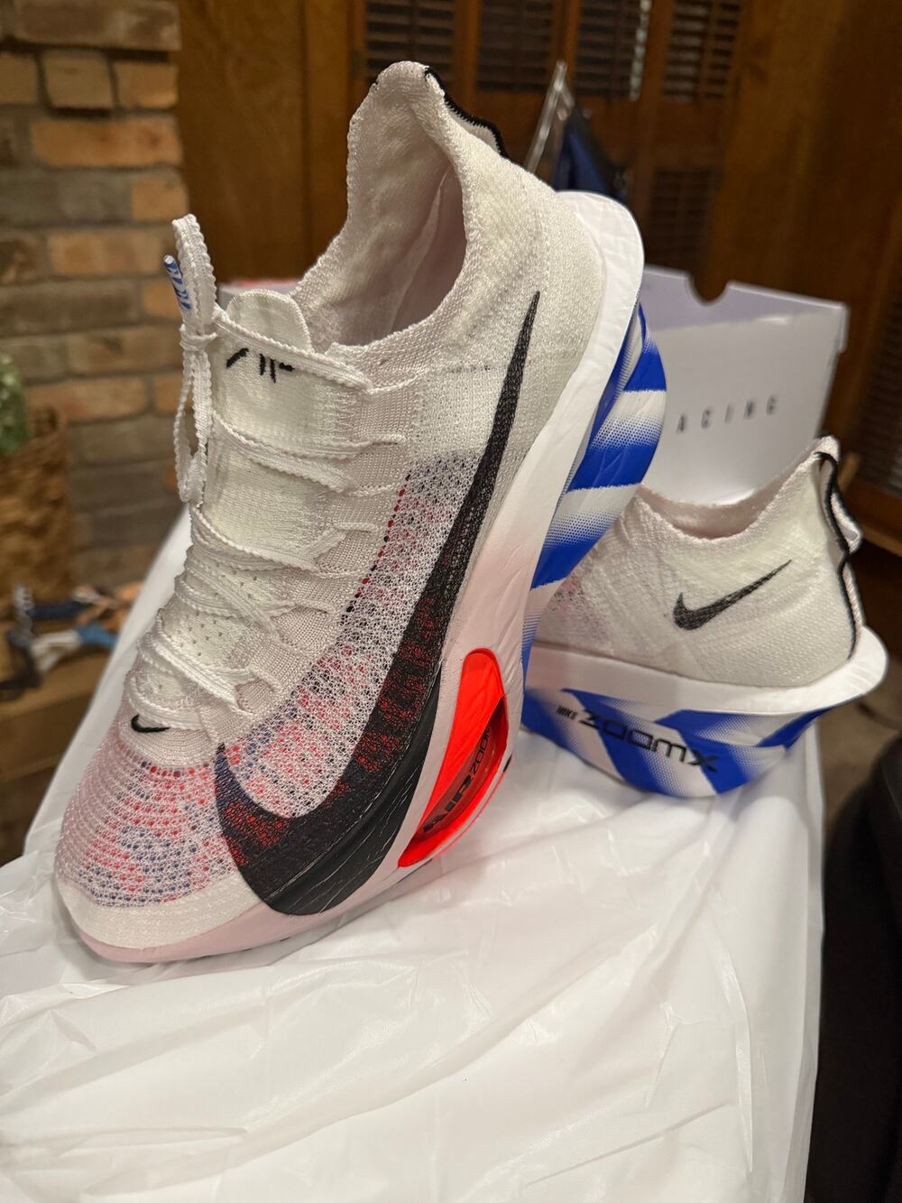 Nike Alphafly 3 White Violet M 9 W 10.5 Racing Shoes